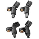 Anxingo ABS Wheel Sensor Replacement for VW MK4 Beetle Golf Jetta L4 V6 A4 Audi TT 1J0927803 1J0927807B Front & Rear Left & Right