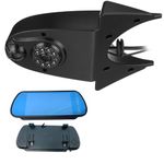 Dolphin Automotive Universal Dual Van Reversing Camera / Twin Parking Camera Roof Mounted Birdseye Rear View (Camera With 7" Mirror Monitor)