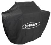 Outback Premium BBQ Cover To Fit 3 Burner Hooded Ranger/Magnum/Jupiter & Orion > Water resistant and breathable protective cover with high thread count - OUT370050