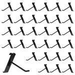 PYBTOOL 4 Inch Gridwall Hooks, Grid Panel Hanging Hooks for Retail, Home, and Workspace Organization, Displays, and Storage Solutions(40Pack,Black)…