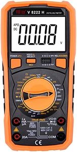 VAR TECH LCR Meter V 8222 H True RMS, Digital multimeter 1000/750 V DC AC 20 A DC AC, Inductance Capacitance Resistance (LCR) with Continuity, Temperature tests Heavy duty with dual fuse protection