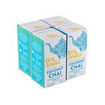 Tea India Chai Tea Bags (4 Packs of 40 Biodegradable Tea Bags) Rainforest Alliance Certified (Coconut Chai)