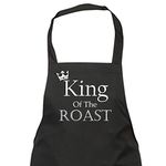 60 Second Makeover Limited King of The Roast Black Apron Novelty Gift Chef Kitchen Present Fathers Day