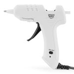 Amazon Basics Hot Glue Gun Kit with 30 Glue Sticks, High Temp for School Crafts DIY Arts and Quick Home Repairs, NA Plug, 20w, White