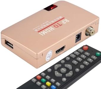 RF Demodulator Coax to HDMI UHF Modulator VHF Adapter Coaxial Converter for JVC Videodisc Betamax VCRs VHS Camcorder Video CD Player Magnavox Odyssey Atari 2600 to HDTV HD Digital Projector Monitor TV