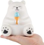 Anboor Jumbo Squishy Bear Animal Toys Cute Squishies White Bear Slow Rise Squeeze Animal Toy Sets Relief Stress for Kids Adult Valentines Day Gifts Idea