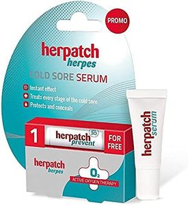 Herpatch Cold Sore Treatment Serum - Treat & Prevent Coldsores - Cold Sore Cream Alternative - Heals in 24Hrs - Relieves Pain, Reduce Swelling & Blistering - Clinically Proven, SPF 30 Lip Balm Herpes
