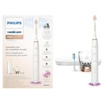 Philips Sonicare DiamondClean Smart 9300 Electric Toothbrush, Sonic Toothbrush with App, Pressure Sensor, Brush Head Detection, 4 Brushing Modes and 3 Intensity Levels, Rosegold, Model HX9903/65