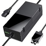 XB1 Power Supply for Xbox One, Upgrade uowlbear Replacement Power Brick Power Box AC Adapter 100-240V Auto Voltage Built in Low Noise Silent Fan