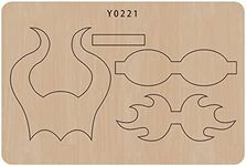 Okjew Bow Cut Die, Hair Bow Cut Die, Bowknot Template, Bow Making Die, Wood Mold – Compatible with Sizzi Big Shot Die Cutting Machine – DIY Bow Crafting Tool for Perfect Bows (Y0221 Wood)