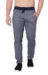 Big Button Men's Regular Fit Track Pants (BB 9633_Denim