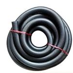 DASNTERED Vacuum Cleaner Hose Pipe, 2.5M 32mm Extra Long Wet Dry Vacuum Hose, EVA Flexible 32mm Tube Hose Extension for Wet Dry Shop Vacuums (black)