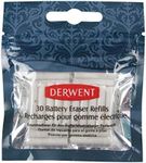 Derwent Replacement Erasers for Derwent Battery Operated Eraser, 30 Count Refills (2300023)