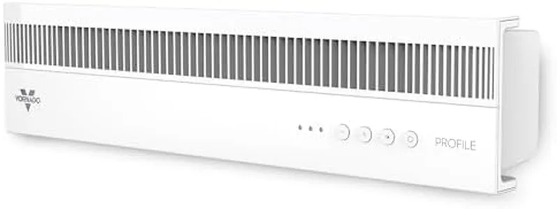 Vornado PROFILE Window Fan, Whole Room Air Circulator, Reversible Exhaust, Quiet Operation, 3 Speed Settings, Low Profile Window Fan for Kitchen, Bedroom, and Home, White