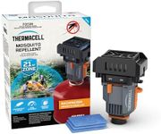 Thermacell Backpacker Mosquito Repeller, 21m² Protection Zone, Lightweight and Compact Design, DEET & Scent-Free, Includes 4 Mats and Travel Bag