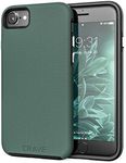 Crave Dual Guard for Apple iPhone SE 2022 (3rd gen) , SE 2020 (2nd gen) , iPhone 8 /7 Case, Shockproof Protection Dual Layer Case for iPhone SE/8/7 (4.7 Inch) - Forest Green