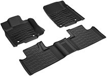 KIWI MASTER Floor Mats Compatible for 2016-2021 Jeep Grand Cherokee 2022 Grand Cherokee WK Accessories Front & Rear Row Floor Liners All Weather Protection Slush Mat Black 82215577AC