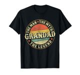 Grandad The Man The Myth The Legend Father's Day Grandfather T-Shirt