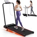 HomeFitnessCode Folding Treadmill,Walking Pad 2.5HP Under Desk Treadmills for Home,1-8km/h Speed Range,LED Display & Remote Control,No Assembly