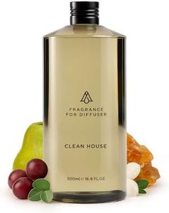 Aromaplan Scents, Clean Smelling Essential Oils, Clean House (16 Fl Oz /473ml)-Fresh Scent Essential Oil for Diffuser, USA Fragrance, Bigger Bottle, Bolder Aroma & Longer Lasting
