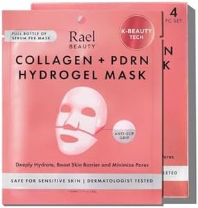 Rael Hydrogel Masks, Deep Hydration Skincare (Collagen PDRN, 4 Ct)