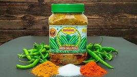 RASAAl Green Chilli Pickle 500gm Rajasthani Hari mirch ka achar Pickles