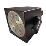 Kingston Brass K230A5 Monarch 2.8-Inch Brass Square Shower Head, Oil Rubbed Bronze