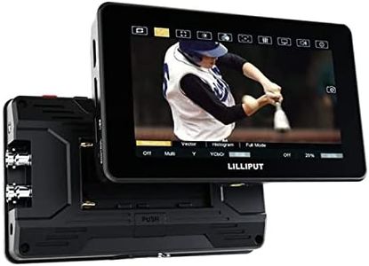 LILLIPUT 5.5" HT5S Camera-top Urtra Bright 2000NITS HDMI 2.0 Touch Screen 1920x1080 3G-SDI Sunlight Readable 3D-LUT LANC Cable Field Monitor with Power Adapter