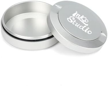 inkostudio Threaded design for better sealing,for ZYN nicotine pouches, Metal Zyn Container,Snus Can,Zyn Metal Can,Zyn Holder,aluminum CNC Snuff box,3 layers,dip,tin,dispenser,Gift for Him (SILVER)
