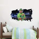 Beautiful Game WWE Wall Decal - John Cena Smashed Vinyl Sticker Decal Kids Mural Art Wrestling (60cm)