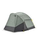 The North Face Wawona 4 Four-Person Camping Tent – (No Flame-Retardant Coating), Agave Green/Asphalt Grey, One Size