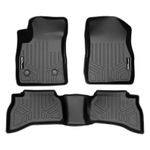 SMARTLINER Floor Mats 2 Row Liner Set Black Compatible with 2020-2025 Buick Encore GX (Only Fits All Wheel Drive Models)