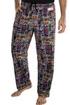 INTIMO Marvel Comics Mens' Vintage Avengers Comic Book Page Pajama Pants (X-Large)