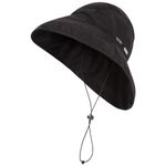 Trespass Unisex Ando Waterproof Hat with Wide Brim, Black, L UK