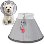 Agape Soft Dog Cone for Small Dogs & Cats, Comfy Dog Recovery Collar After Surgery, Adjustable E Collar Alternative to Stop Licking, Protective Elizabethan Collar for Pup&Kitty, Comfortable Dog Cones