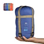 BESTEAM BESTEAM Warm Weather Sleeping Bag, Waterproof, Lightweight, Great Adults & Kids, Family Camping, Backpacking, Traveling, Hiking, Outdoor Activities, Spring, Summer & Fall(Dark Blue)