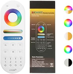 HUSUKU R1 2.4G RF Remote Control 5-in-1 Fit for S1 LED Controller, RGBW/RGB/CCT/Dimming 4 Channel, 4-Zone Group Control, 360° 99ft Wireless Control Distance