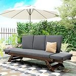 Goohome Futon, Outdoor Daybed Sofa,