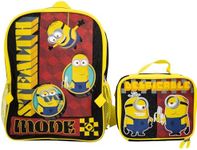 AI ACCESSORY INNOVATIONS 2 Piece Backpack Set, Boys & Girls 16" School Bag, Despicable Me, Large, Backpack Set