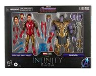 Hasbro Marvel Legends Series 15 cm Scale Action Figure Toy 2-Pack Iron Man Mark 85 Vs Thanos, Includes Premium Design and 8 Accessories