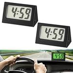 2PCS Car Dashboard Digital Clock, M