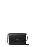 Kate Spade New York Sadie Envelope Leather Crossbody Purse (Black)