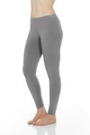 Thermajane Long Johns for Women - Thermal Leggings for Women, Fleece Lined Thermal Underwear Bottoms (Small, Grey)