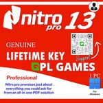 JaxKing Nitro PDF 13 Pro Genuine PDF Editing Software (Lifetime / 1 PC) (Instant Delivery)