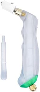 eZAKKA Glass Cutting Tool Kit, Grip Oil Feed Glass Cutter Tungsten CarbideTool for Cutting Stained Glass, Tiles, Mosaic, Mirrors, C KIT