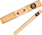 Meinl Percussion African Hardwood Claves - with Hollowed Out Body - Musical Instruments (CL3HW)