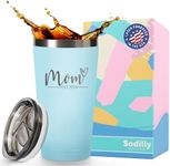 Sodilly New Mom Gifts for Women - Mom Est. 2024 - Sentimental Gifts for Mom - First Mothers Day Gifts - New Mom Gifts for Women After Birth - Pregnancy Gifts for First Time Moms - Seaside 16 oz