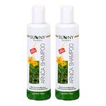 Sunny pH Balanced Arnica Shampoo: Soft, Lustrous Hair, Cantharis for Healthy Scalp, Moisture, Shine, Long-lasting Fragrance, 150ml (Pack of 2)