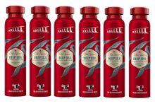 Old Spice Deep Sea Deodorant Body Spray 250 ml, 48H Fresh, 0% Aluminium Salts (6)