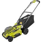 RYOBI P1100A 16 in. ONE+ 18-Volt Lithium-Ion Cordless Battery Walk Behind Push Lawn Mower (Tool Only)